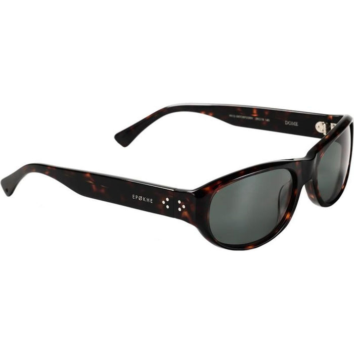 Dome, Polished Dark Tortoise/Green Lenses