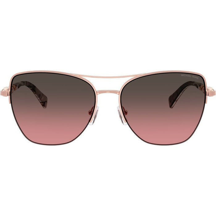 Dorado Beach MK1163, Shiny Rose Gold/Brown Rose Gradient Lenses