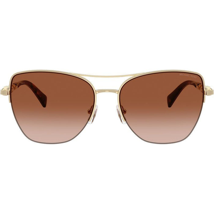 Dorado Beach MK1163, Shiny Light Gold/Dark Brown Gradient Lenses
