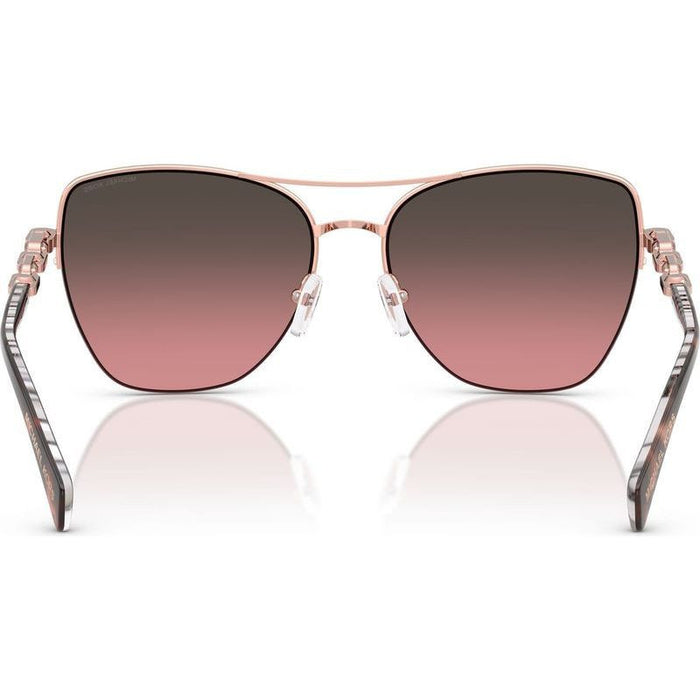 Dorado Beach MK1163, Shiny Rose Gold/Brown Rose Gradient Lenses