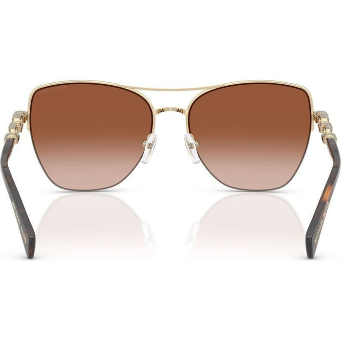 Dorado Beach MK1163, Shiny Light Gold/Dark Brown Gradient Lenses