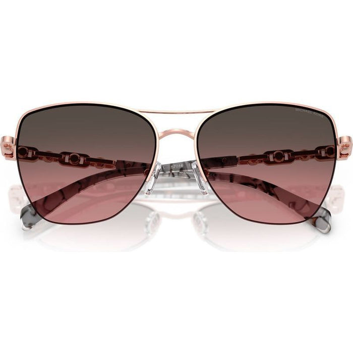 Dorado Beach MK1163, Shiny Rose Gold/Brown Rose Gradient Lenses