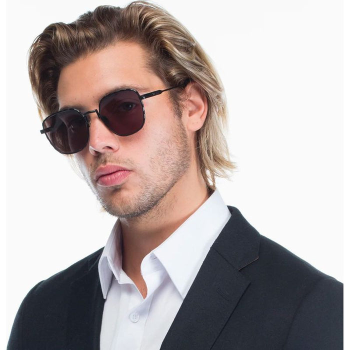 Dotan, Matte Black Titanium/Grey Lenses