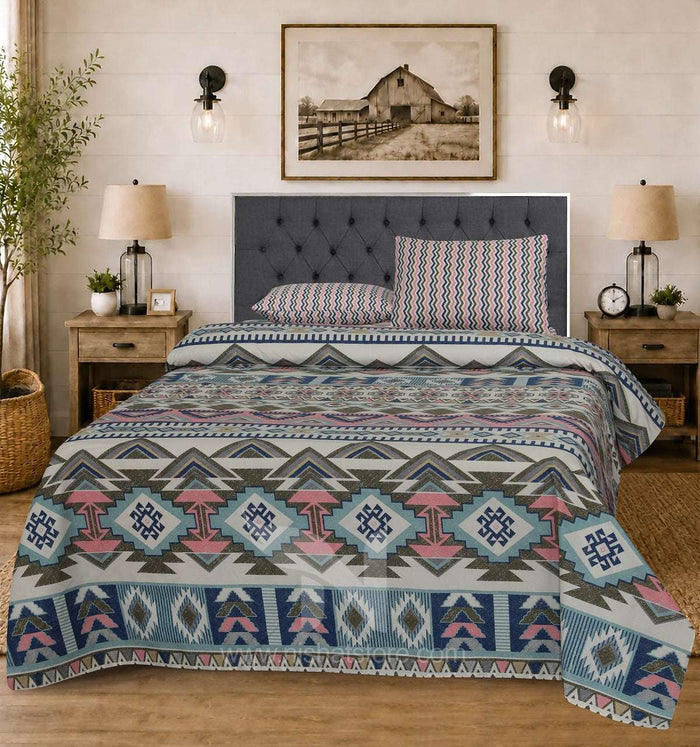 Double Bed Sheet Design NC-C 7390 - Nishat Creative Store