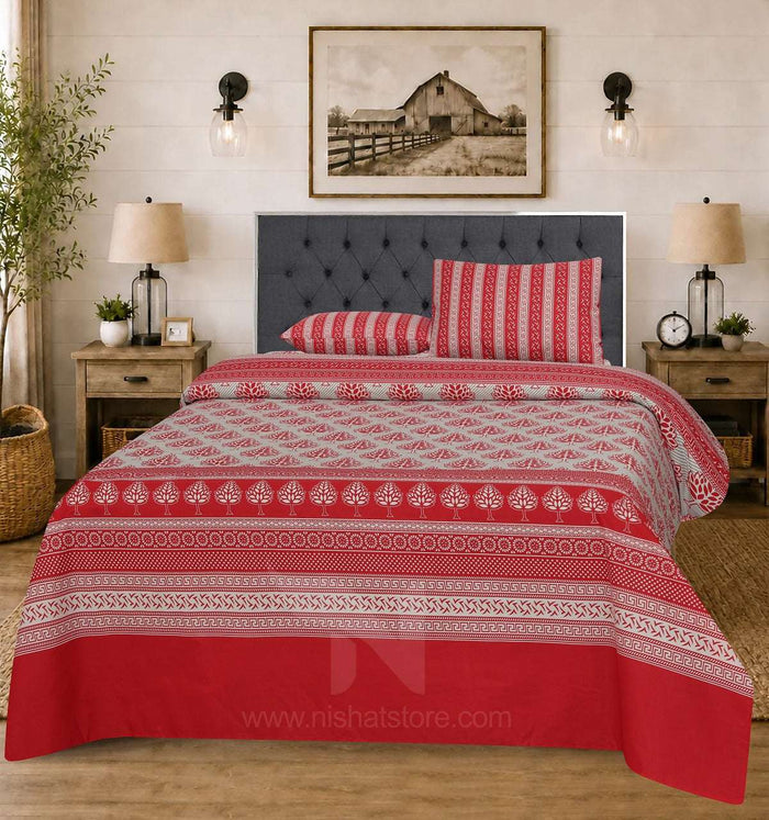 Double Bed Sheet Design NC-C 7392 - Nishat Creative Store