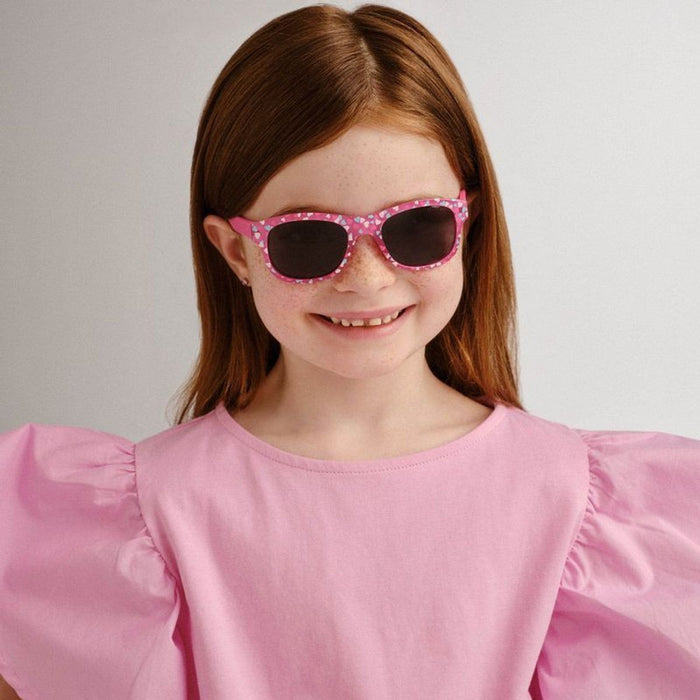 Ducky - Toddler, Pink Heart/Smoke Polarised Lenses