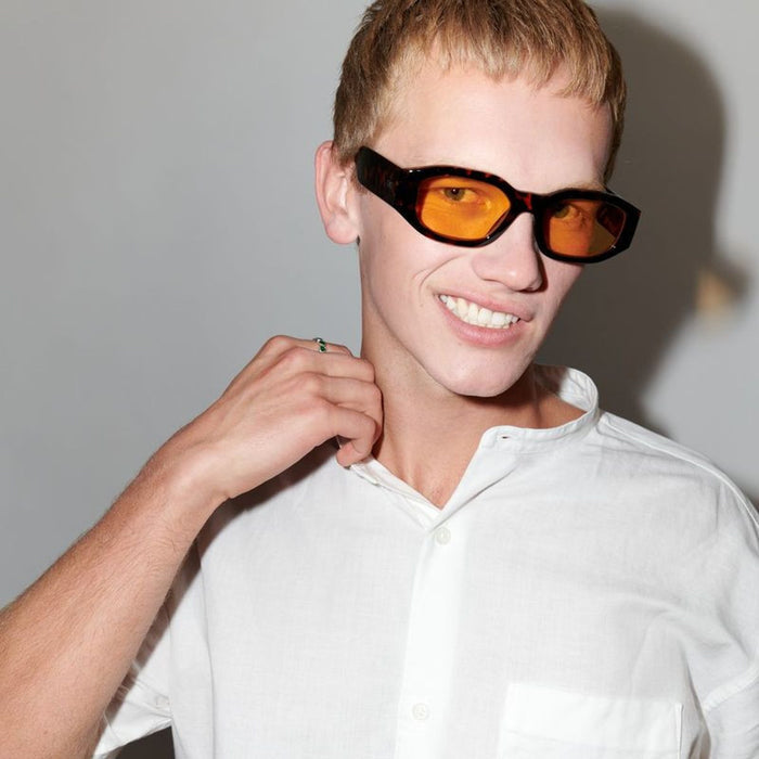 East Side, Tortoise/Dijon Yellow Lenses