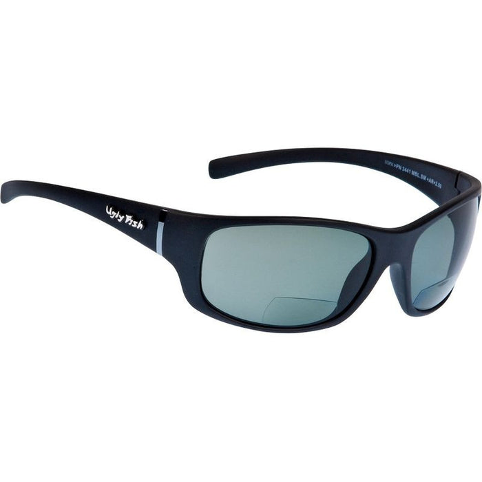 Eclipse, Matte Black/Bifocal +2.0 Smoke Polarised Lenses
