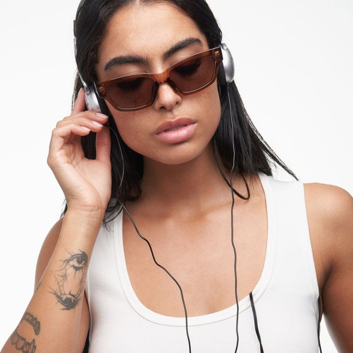 Eden, Transparent Maple/Brown Gradient Lenses
