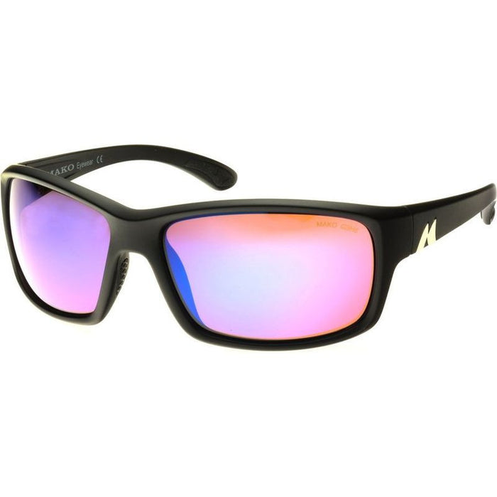 Edge, Matte Black/Copper Blue Mirror HD Glass Polarised Lenses