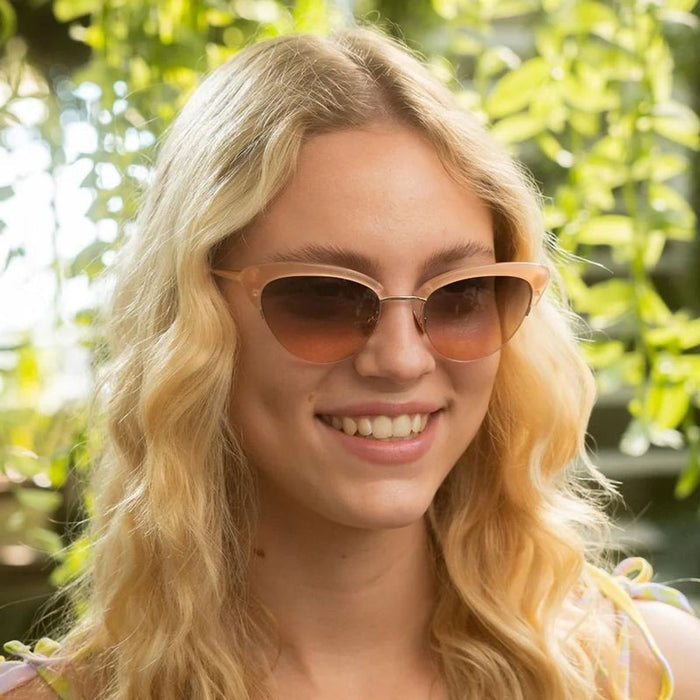 Electra, Dusty Pink/Brown Gradient Lenses