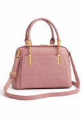 Elegant Shimmer Top-Handle Satchel –Pink - Nishat Creative Store