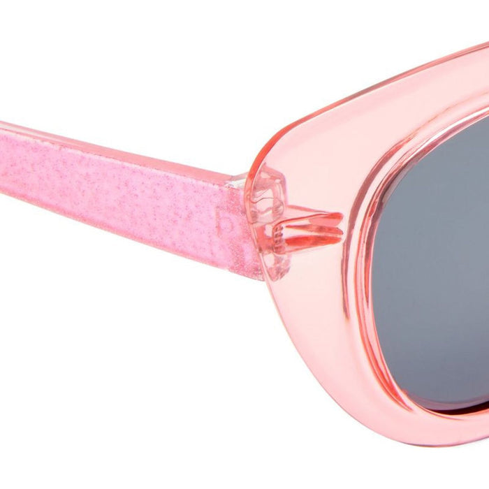 Elk - Kids, Pink Glitter/Smoke Polarised Lenses