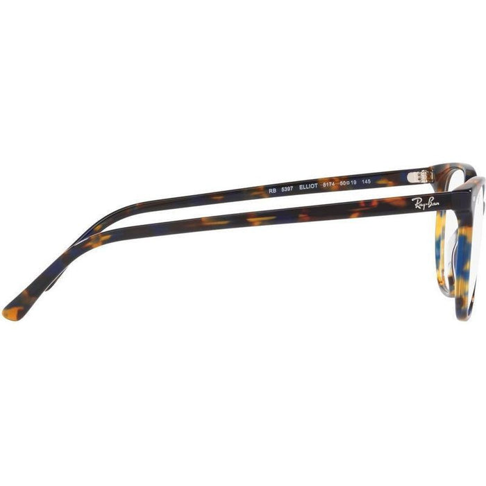 Elliot RX5397, Yellow and Blue Havana/Clear Lenses 50 Eye Size