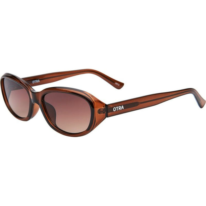 Elsa, Transparent Maple/Brown Gradient Lenses