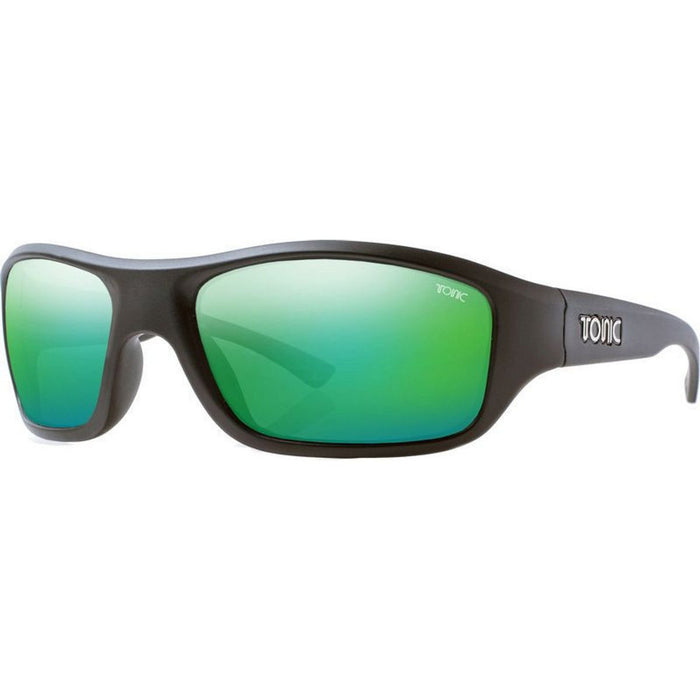 Evo, Matte Black/Green Mirror Polarised Glass Lenses