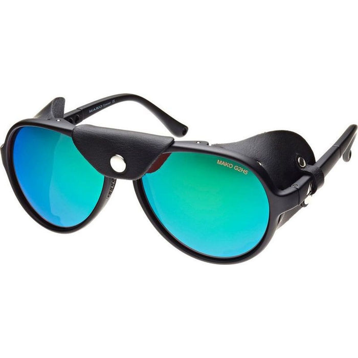 Explorer, Matte Black/Rose Green Mirror HD Polarised Glass Lenses