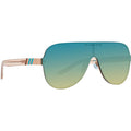 Falcon, Awesummer Matte Champagne/Blue Mirror Polarised Lenses