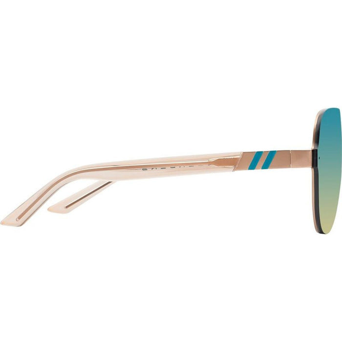 Falcon, Awesummer Matte Champagne/Blue Mirror Polarised Lenses