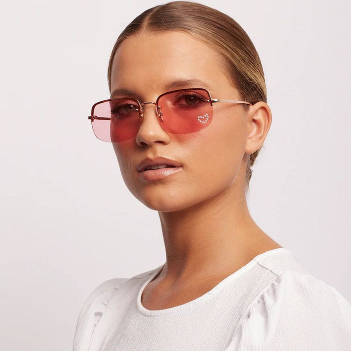 Faster Love, Gold/Pink Diamond Lenses