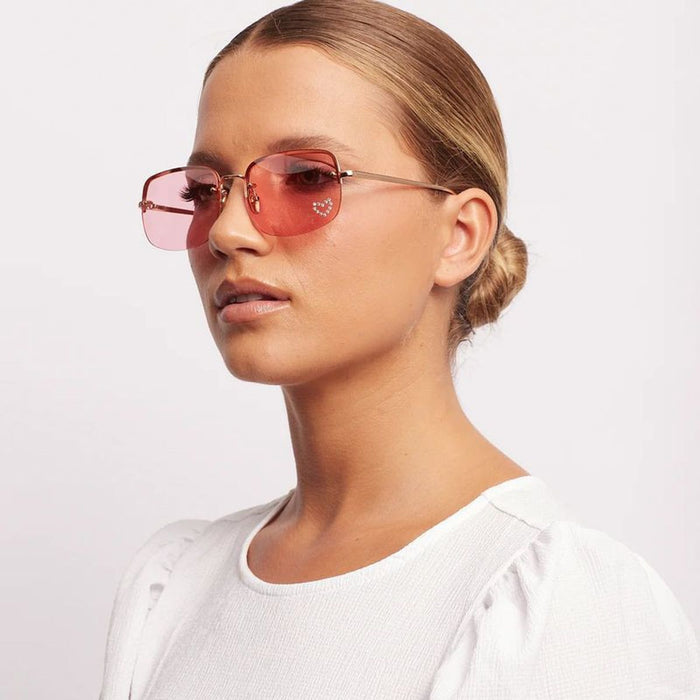 Faster Love, Gold/Pink Diamond Lenses