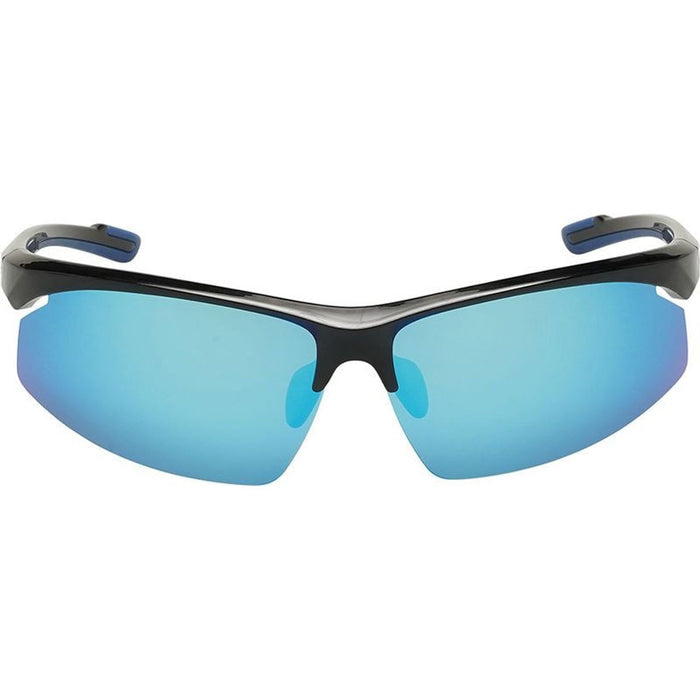 Fielder, Black/Blue Mirror Polarised Lenses