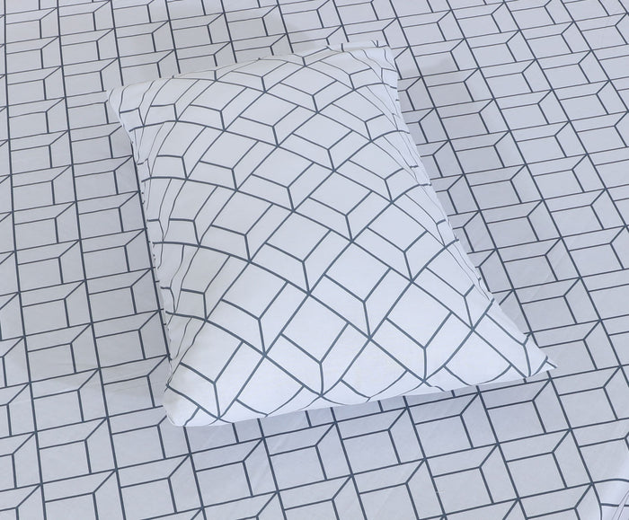 Fitted Double Bed Sheet DS 373 - Nishat Creative Store