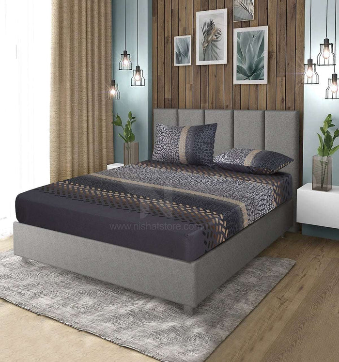 Fitted Double Bed Sheet DS 374 - Nishat Creative Store