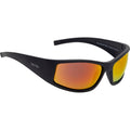 Flex Safety RSU5507, Matte Black/Orange Mirror Lenses