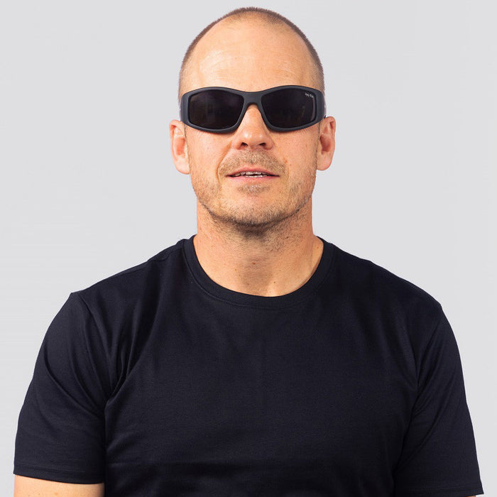 Flex Safety RSU5507, Matte Black/Smoke Lenses