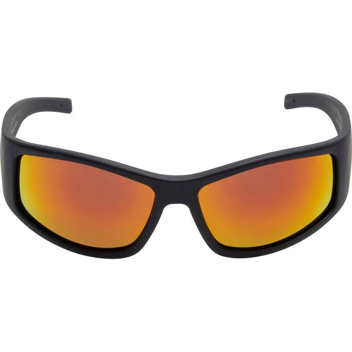 Flex Safety RSU5507, Matte Black/Orange Mirror Lenses