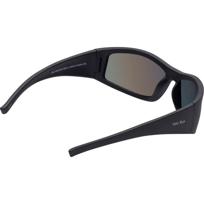 Flex Safety RSU5507, Matte Black/Orange Mirror Lenses