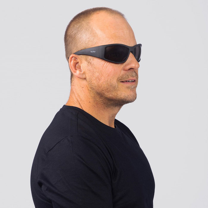 Flex Safety RSU5507, Matte Black/Smoke Lenses