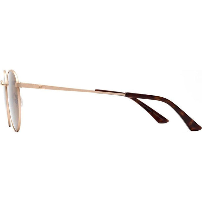 Flint, Brushed Gold/Brown Glass Lenses