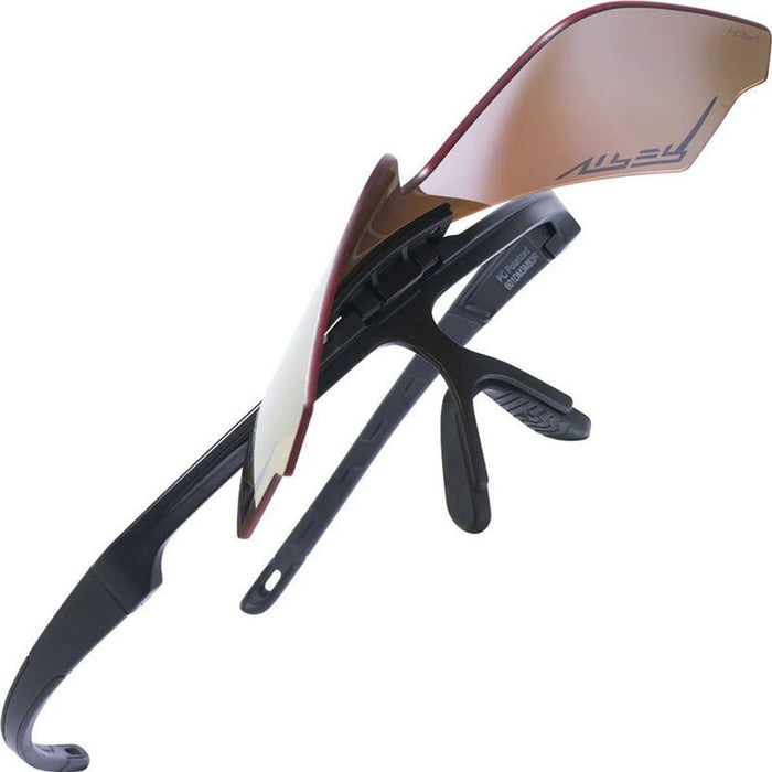 Flip Offs, Exec Black/Gold HDPV Mirror Polarised Lenses