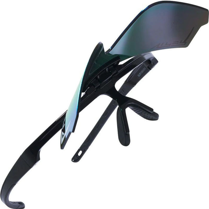 Flip Offs, Exec Black/Rainbow HDPV Mirror Polarised Lenses
