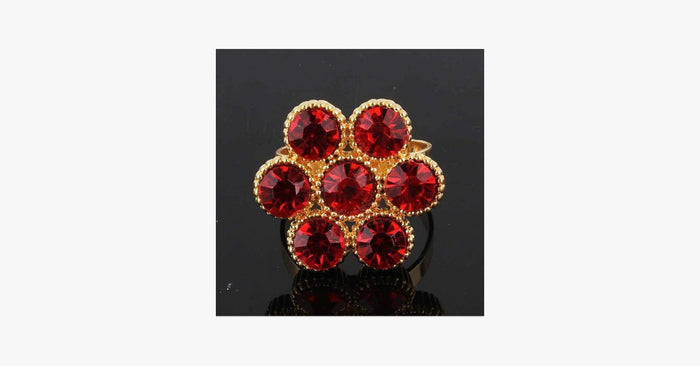 Floral Garnet Set