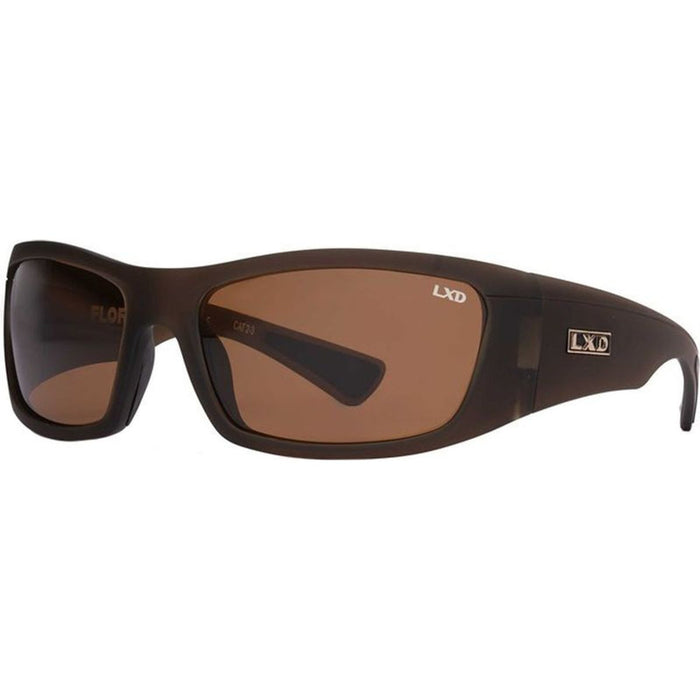 Flores, Matte Xtal Beer/Brown Photochromic Polarised Glass Lenses