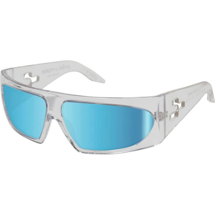 Fly By Wire, Crystal/Blue Water Mirror Polarised Lenses
