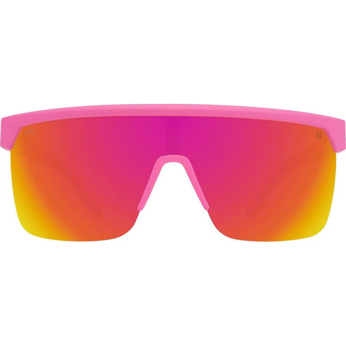 Flynn 5050, Matte Pink and Trans White/Bronze Pink Mirror Happy Lenses