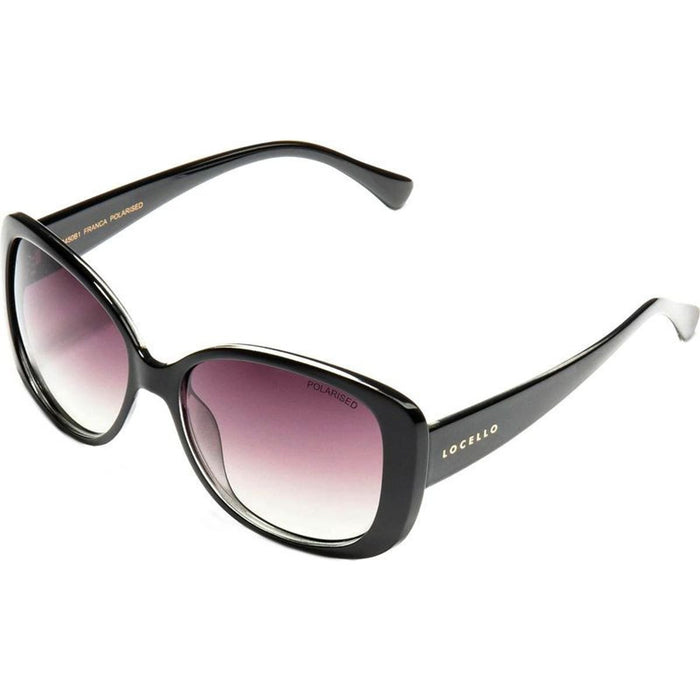 Franca, Crystal Black/Smoke Gradient Polarised Lenses