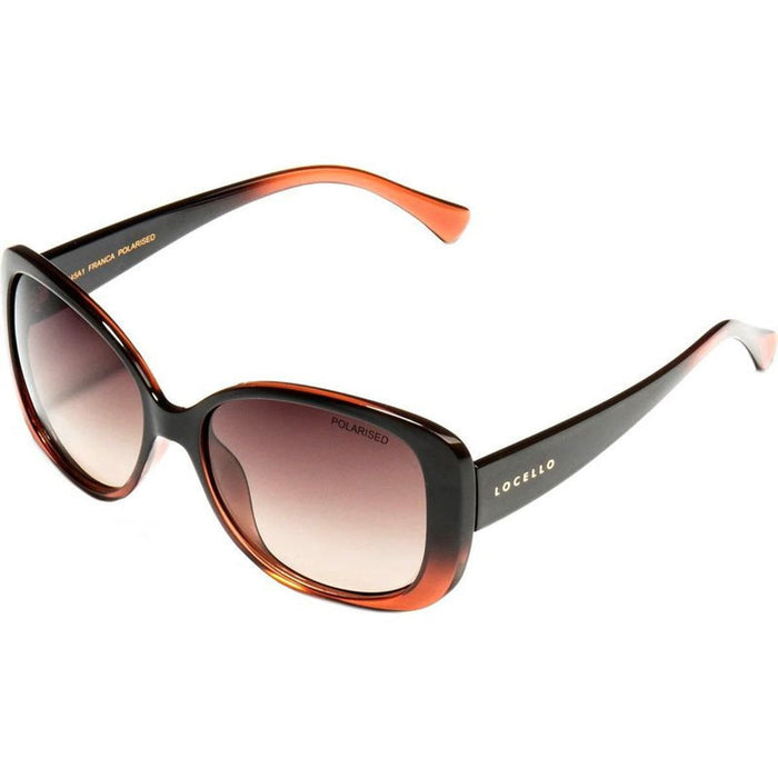 Franca, Crystal Brown/Brown Gradient Polarised Lenses