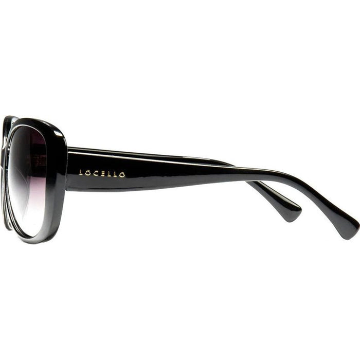 Franca, Crystal Black/Smoke Gradient Polarised Lenses