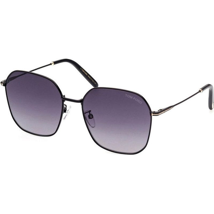 FT0887, Shiny Black/Smoke Gradient Lenses