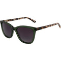 Gabriella, Crystal Green and Tort/Grey Gradient Polarised Lenses
