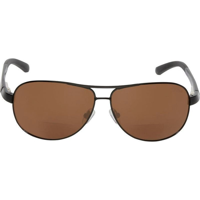 Galaxy, Matte Black/Bifocal +2.0 Brown Polarised Lenses