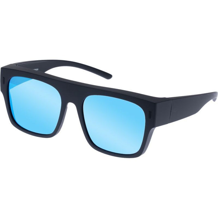 Gerroa, Matte Black/Blue Mirror Polarised
