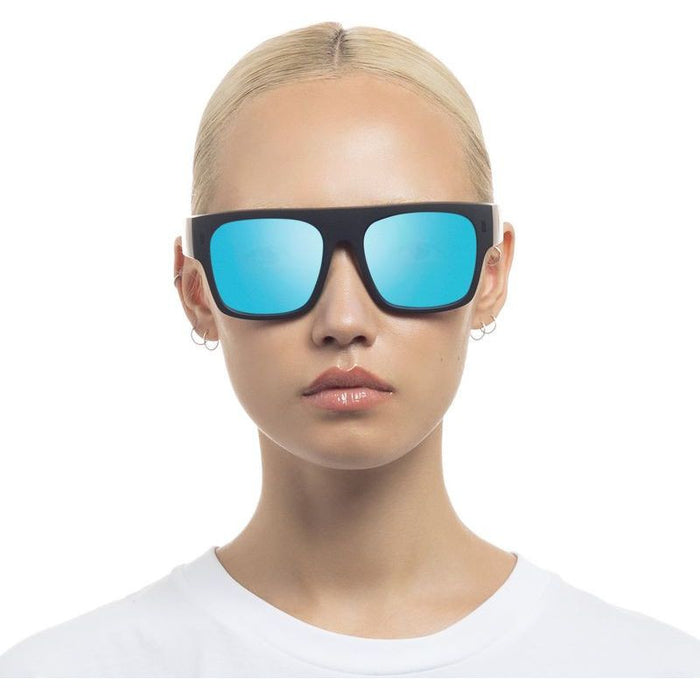 Gerroa, Matte Black/Blue Mirror Polarised