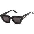 Ghost, Gloss Black with Silver Metal Trim/Black Lenses