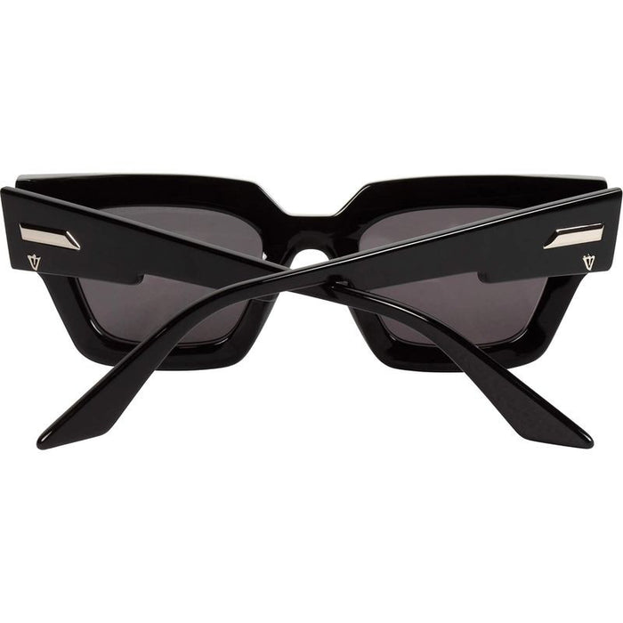Ghost, Gloss Black with Silver Metal Trim/Black Lenses